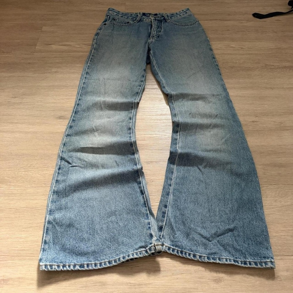 27x30 Faded Blue Bootcut Flare Jeans Y2K 2000s Vintage